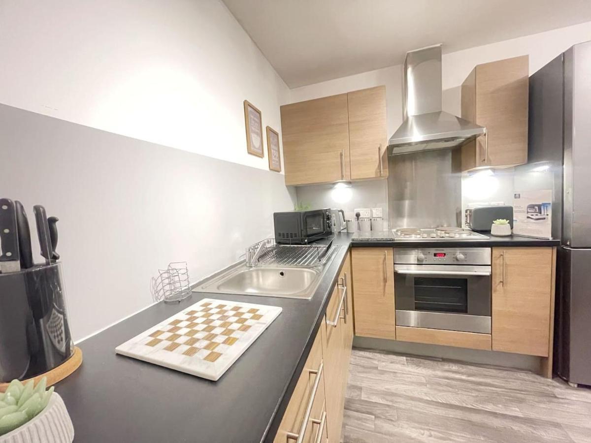 Cityfront Cosy Apt Near City Centre & Etihad Stadium, Free Parking Manchester Luaran gambar